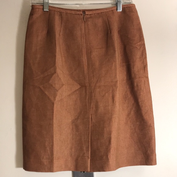 KASPER LINEN COTTON 2 PC SUIT JACKET SKIRT SIZE 4P PETITE - Picture 5 of 7